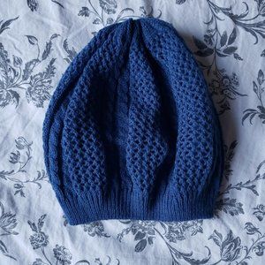 Blue beanie